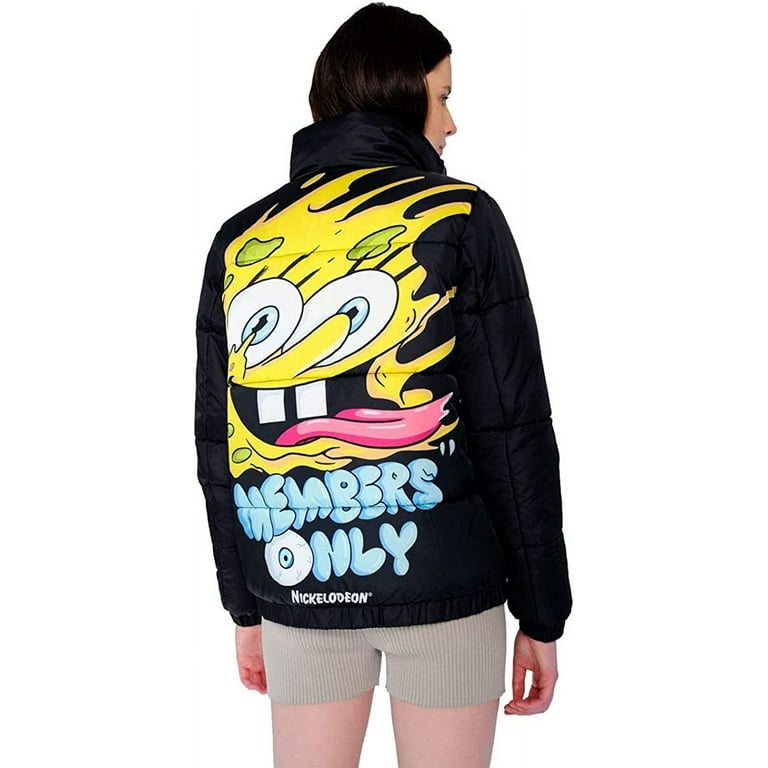 Members only varsity shop puffer jacket