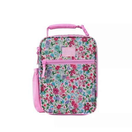 Fulton Bag Co. Blooming Flowers Floral Theme Lunch Bag, Polyester, 2 Compartments
