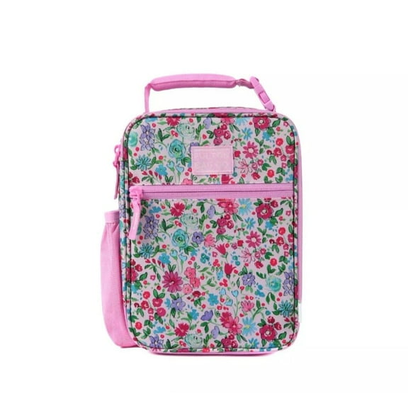 Fulton Bag Co. Blooming Flowers Floral Theme Lunch Bag, Polyester, 2 Compartments