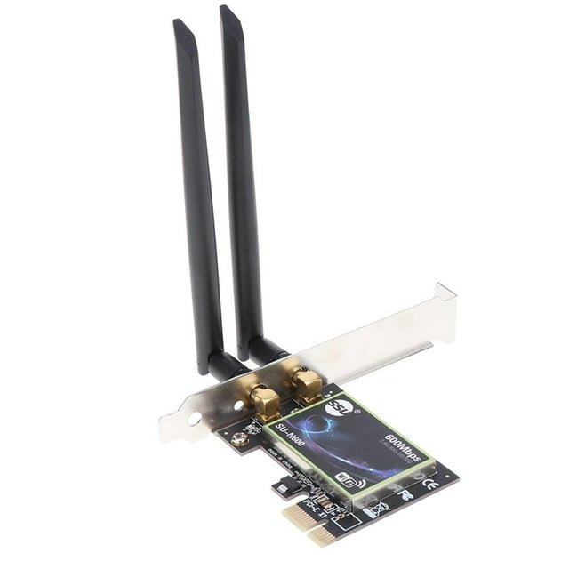 Tarjeta Ethernet Inalámbrica Adaptador Tarjeta Controladora USB 300Mbps, 2.4G / 5G, Para Computadora De Escritorio, Tab shamjiam Tarjeta de red WiFi inalámbrica