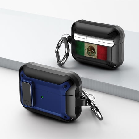 Duo Shield Secure Lock Designed For Airpods Pro With Hook  Blue/Black price history on PriceWatchPro
