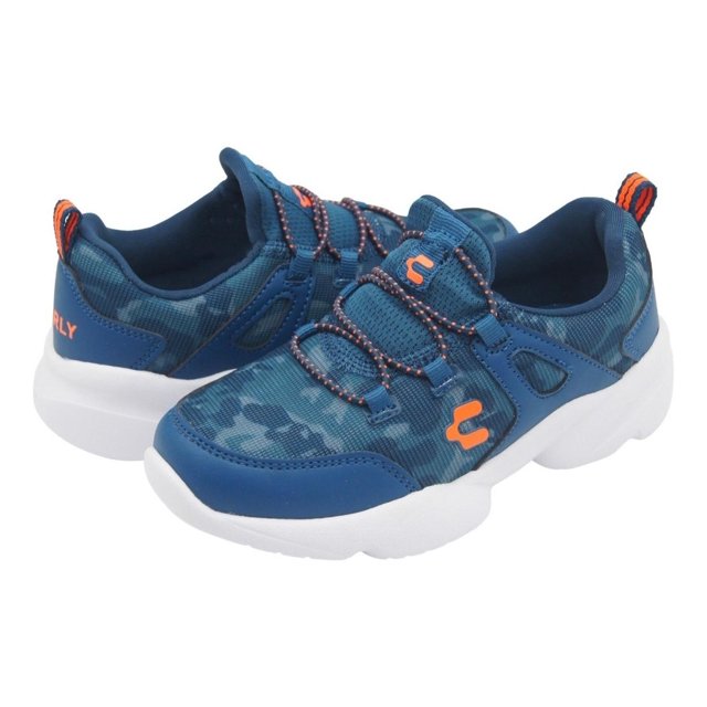 Tenis Casual Charly para Niño Azul/Naranja 18-21.5