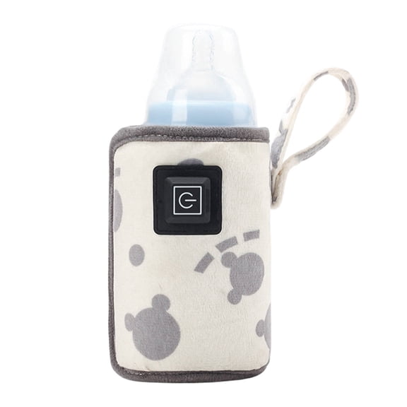 CURYMAY 2026 New Bottle Warmer Usb-Powered Bottle Warmer on the Go Travel-Friendly Portable Milk Warmer for Baby Safe Water Warmer for Baby Formula for Home Travel Gray