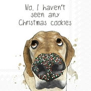 Boston International 20-pk. Dog Christmas Cookies Napkins One Size White multi