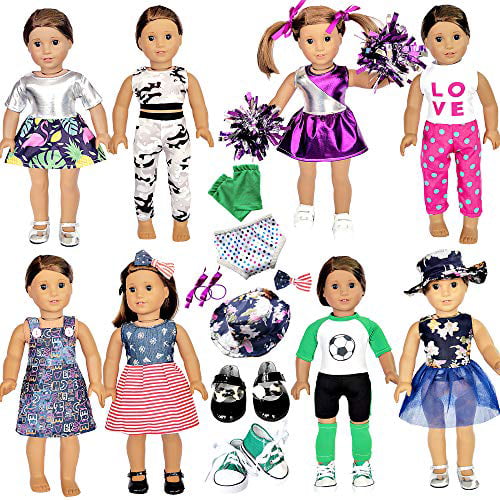 NO Dolls SOTOGO 18 Inch Doll Clothes Unicorn Outfit and Doll Accessories Unicorn Toys for 18 Inch American Girl Doll