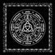 thumbnail image 1 of Mantel de Tarot con cielo estrellado psicodélico, tela de Altar, Triple Luna, pentagramas, rueda del zodiaco, astrología, Mandala, tapiz de Tarot. Fivean unisex, 1 of 2