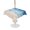 Navy Blue, variant on Outdoor Tablecloth with Umbrella Hole for Patio/Picnic/Party/Camping, Blue Coastal Waterproof Table Cloth Rectangle Table Cover Washable, Waves Summer Beach Ocean Sea (60"x 120")