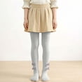 thumbnail image 2 of Bovxnpu Girls Leggings Kids Girls Knit Cotton Bow Tights Dance Leggings Bottoms, 2 of 8