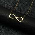 thumbnail image 3 of Personalized Name Custom Name Necklace Personalized Customized Necklace Infinite Necklace Gold Name Necklaces Bridesmaid Gift, 3 of 5