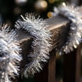 thumbnail image 5 of 5m Tinsel Garland Ribbon for Christmas Party Decoration Plastic Metallic Wire Vine for Tree Wall Railing Indoor Outdoor Use, 5 of 8