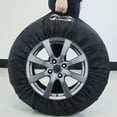 thumbnail image 4 of 4 Pcs SUV Car Seasonal Protection Storage Tire Tote Carry Bags, 4 of 11