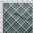 thumbnail image 3 of oneOoneViscoseJerseySkyBlueFabricCheckDressMaterialFabricPrintFabricByTheYard60InchWide, 3 of 4