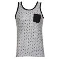 thumbnail image 3 of Men's Tank Top Athletic Fitness Casual AOP Pattern Athletic Sleeveless T-Shirt, Navy, L, 3 of 5