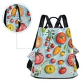 thumbnail image 5 of FORMRS Women's Travel Backpack Purse Anti-Theft Hidden Pockets Casual Shoulder Bag, Yellow Tomatoes, 5 of 7