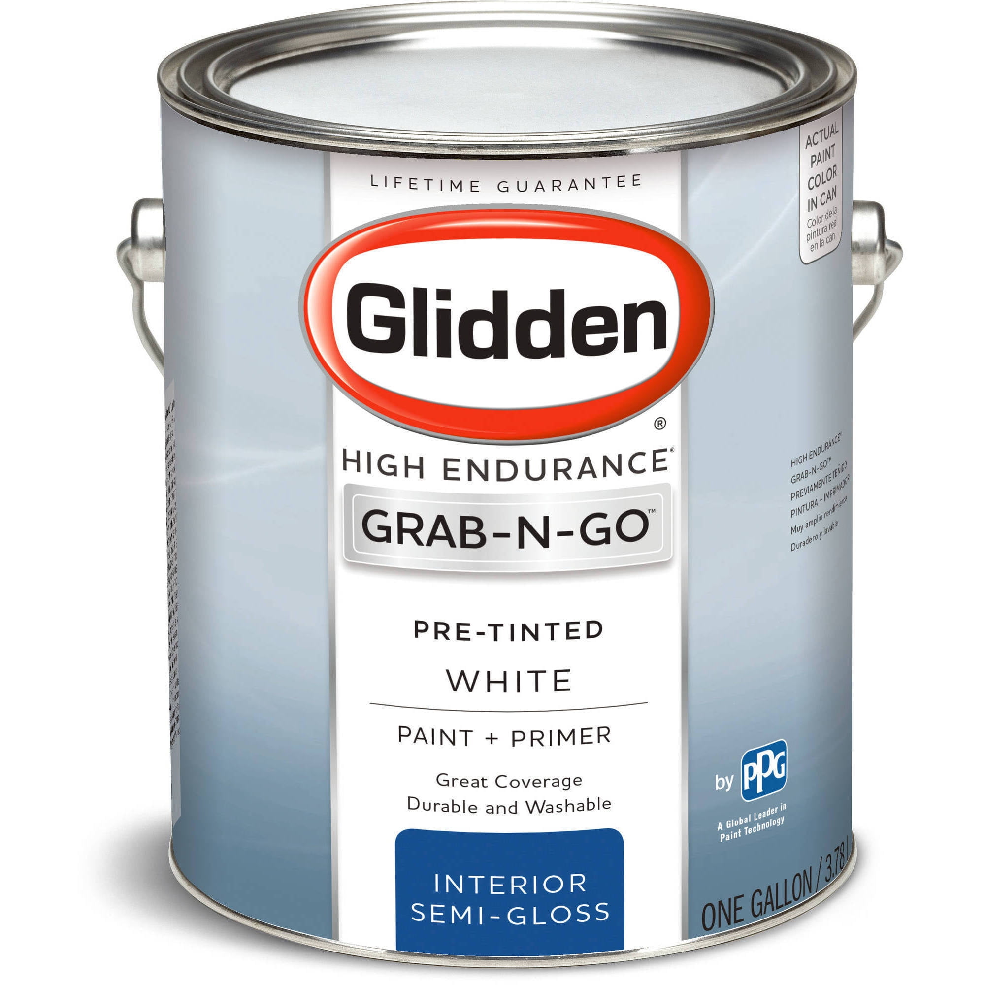 Glidden High Endurance GrabNGo, Interior Paint and Primer, SemiGloss