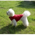 thumbnail image 2 of 1Piece 2 Layers Fleece Lined Warm Dog Jacket for Puppy Winter Cold Weather,Soft Windproof Small Dog Coat, 2 of 7