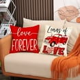 thumbnail image 3 of Wovilon 2024 New Arrival Valentines Day Pillow Covers 18x18, Hellow Valentine Red Throw Pillows Cover for Valentines's Day Gift Mother's Day Gift (1PC), 3 of 4