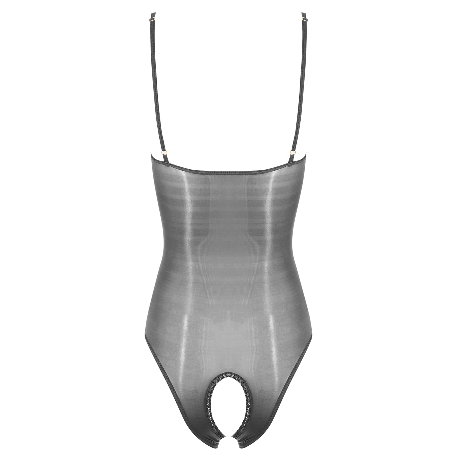 ワンピースその他 Sheer Panel Bodysuit YONGHS Women's One Piece Sleeveless Leotard Mesh Sheer See