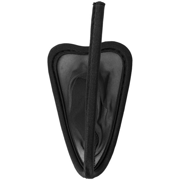 TiaoBug Mens See Through Sheer Mesh C Shape Thongs Micro Bulge Pouch Bikini Briefs Underwear Black OneSize