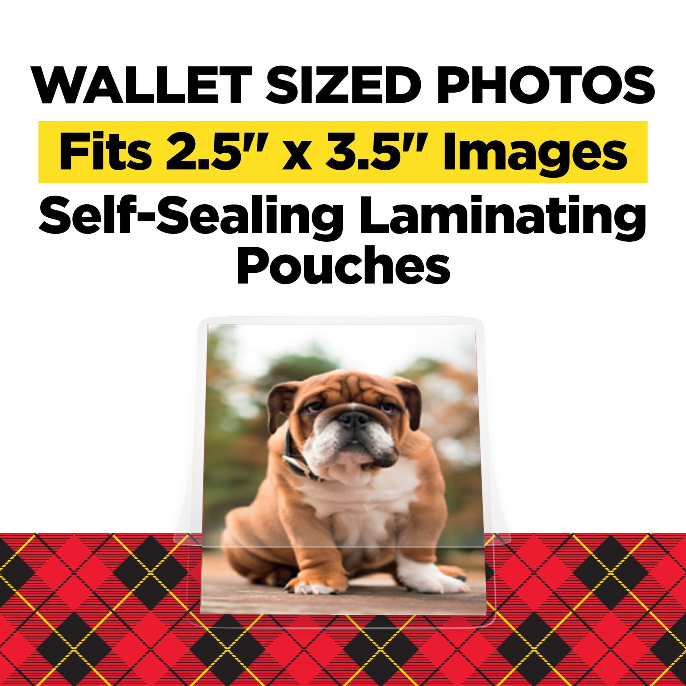 Scotch Self Seal Adhesive Laminating Pouches, Gloss, 5" x 7", 5 Sheets