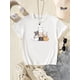 thumbnail image 1 of Camiseta de cuello redondo "Siete Gatitos Arhat Plegable para Niñas y Jóvenes Grandes" P1145(G5), 1 of 5