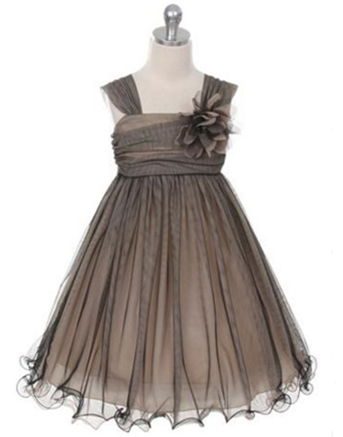 Efavormart Compelling Mesh and Taffeta Overlay Dress Birthday Girl