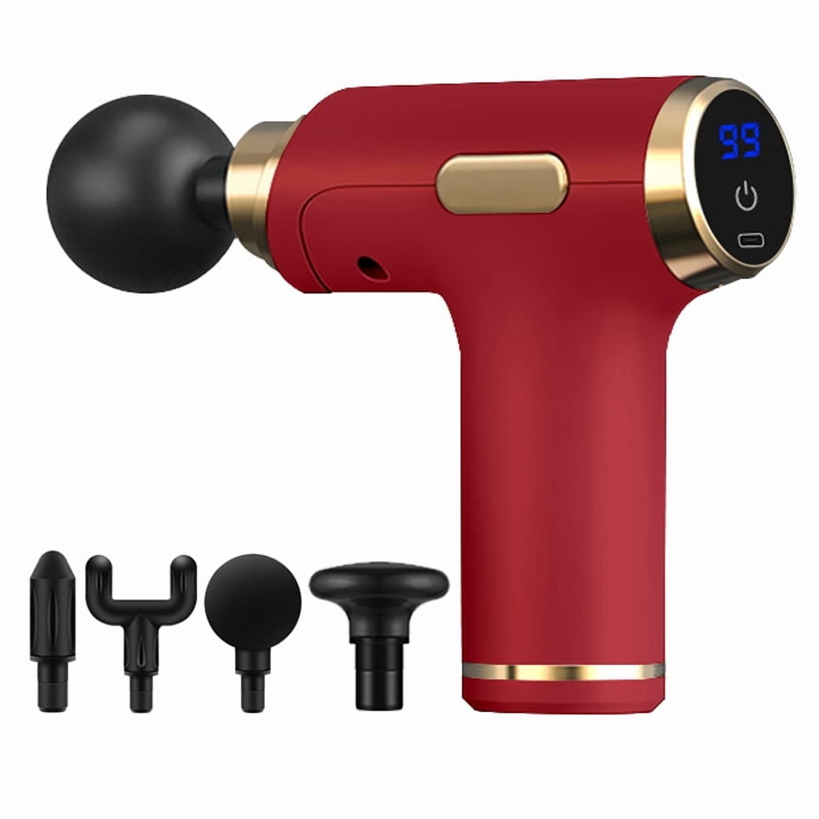 Cordless Pocket Fitness Massage Gun 6 Speed Vibration Mini Deep Tissue Massager for Sports Body Therapy & Relaxation