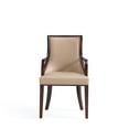 thumbnail image 4 of Manhattan Comfort Grand 18.5" Faux Leather Dining Armchair in Tan, 4 of 10