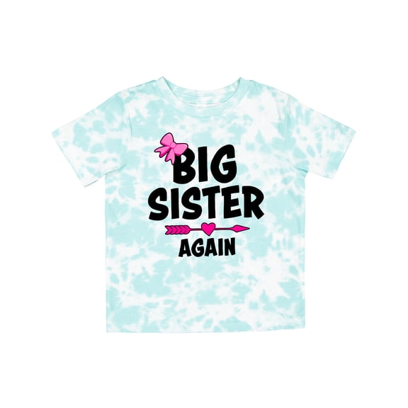 Inktastic Big Sister Again with Bow and Arrow Girls Toddler T-Shirt