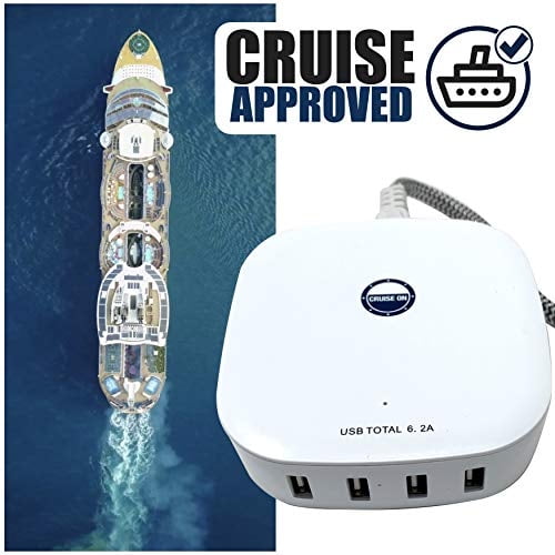 Cargador de pared USB Toma de múltiples puertos [4 puertos USB] Tira d