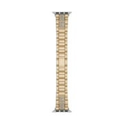 Interchangeable Gold Metal Watch Band with Clear Crystals (FMDBA024) 38/40mm