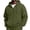 01# Army Green, variant on Mens Oversized Hoodies Fall Sweatshirt Winter Fleece Hooded Collar Drawstring Pullover With Pockets Army Green L