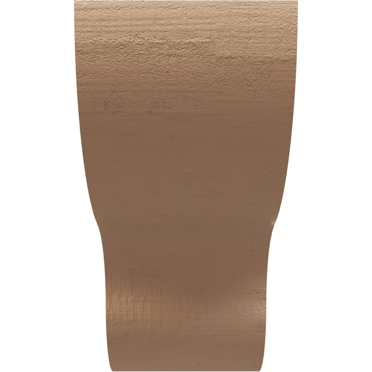 3"W x 9"D x 6"H Classic Greensboro Rough Cedar Woodgrain TimberThane Corbel, Primed Tan
