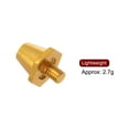 thumbnail image 3 of Track Spikes 11mm Aluminum Lightweight for Soccer Shoes, Golden, 5 Pieces, 3 of 5