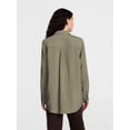 thumbnail image 4 of Scenario Women's Utility Tunic Shirt with Long Sleeves, Sizes XS-XXXL, 4 of 6