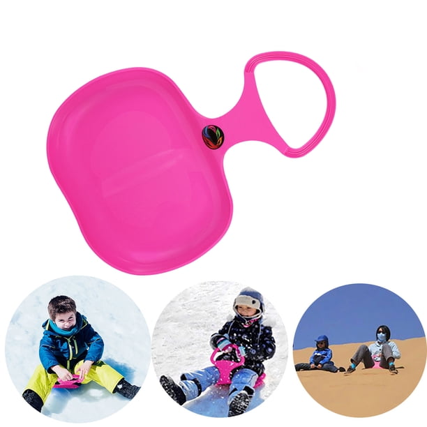Luge Multiterrain – 63x33x8 Cm, PE, 800g, Avec Poignée, Pour Neige, Herbe Et Sable, Enfant Et Adulte