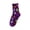 Dark Purple, variant on Halloween Novelty Crew Socks Cute Holiday Party for Kids Family Celebration