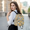 thumbnail image 6 of WOBOGO Grapefruit Leaf Pattern Backpack Durable Lightweight Shoulder Bag Built-in Laptop Sleeve and Multiple Utility Compartments, 6 of 7