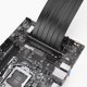 thumbnail image 4 of Cable elevador PCI-E3.0/PCI-E 4.0 X16 de jixopn, extensor flexible de alta velocidad, tarjeta de cable elevador, montaje vertical de 90/180 grados, 150 mm/200 mm, 4 of 8