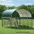 thumbnail image 5 of 12 X 12 Ft. Corral Shelter 1 3/8" 7.5 Oz. Green Cover (Corral Panels Not Included), 5 of 7