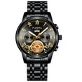 thumbnail image 1 of Reloj de moda para hombre, reloj de tourbillon, reloj de cuarzo para hombre, correa de acero, reloj multifuncional no mecánico para hombre, 1 of 6
