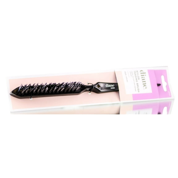 Black , Diane by Fromm Nylon Teasing Brush , Hair Scalp - Pack of 1 w/ SLEEKSHOP Teasing Comb