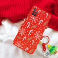 thumbnail image 1 of Christmas 3D Reindeer Santa Claus Tree Hat Case For iPhone X XR For iPhone XS Max Snowman 3D Key Chain Tpu Cover, 1 of 5