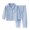 blue, variant on DEBGFS Savings Clearance 2024!  Toddler Pajamas Baby Boys Girls Pajama Set Kids Toddler Snug Basic Sleepwear Pjs for Daily Purple 8 Years,brown,4t