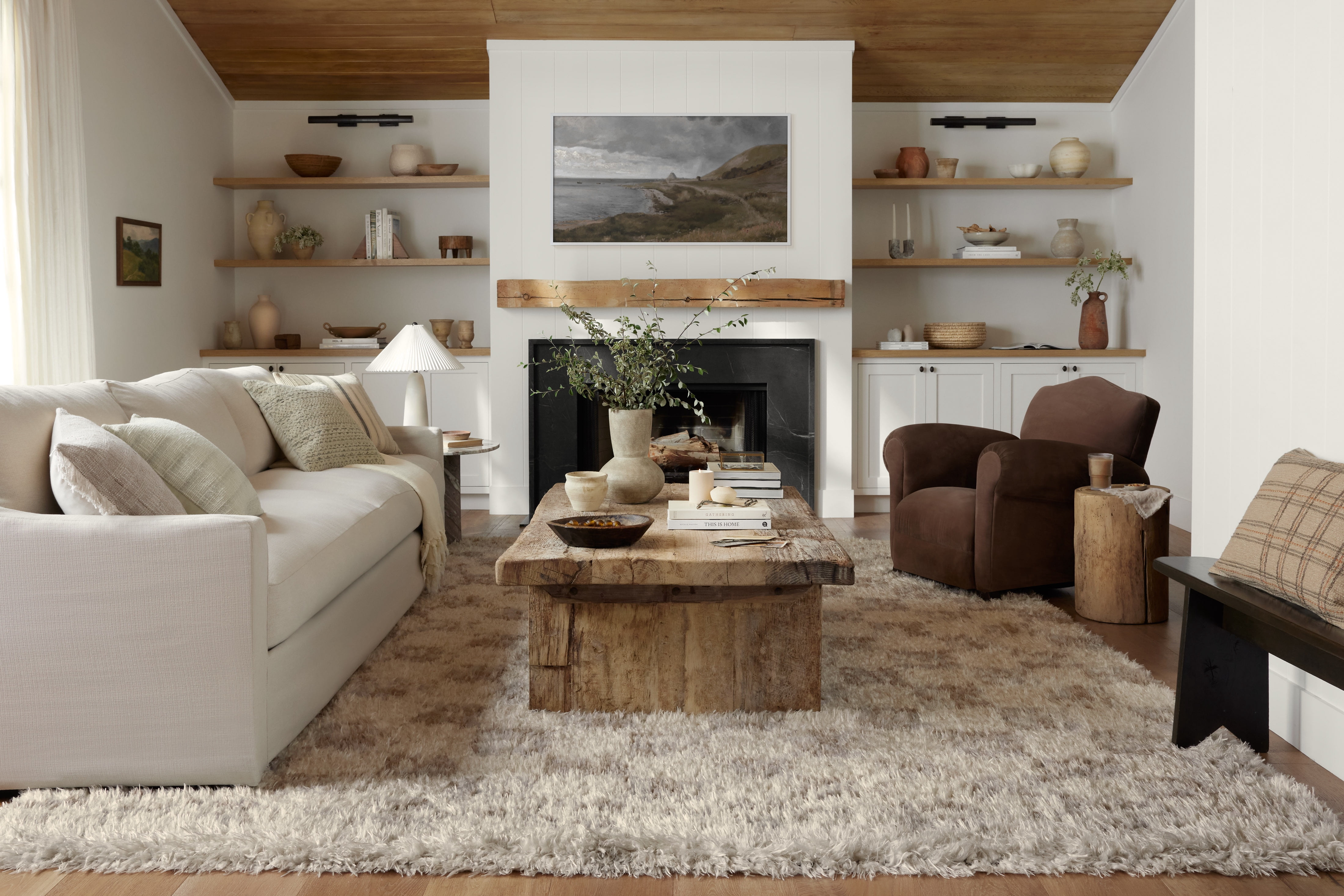 Angela Rose x Loloi Amira Ivory / Pebble 2'-3" x 4'-0" Accent Rug