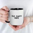 thumbnail image 3 of CafePress - Old Fart's Wife Mug - 11 oz Ceramic Mug - Novelty Coffee Tea Cup, 3 of 3