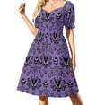 thumbnail image 2 of 999 Happy Haunts Sleeveless Dress dresses for wom wom's dresses luxury, 2 of 7