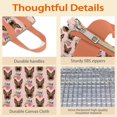 thumbnail image 4 of German Shepherd with Roses Insulated Lunch Bag for Women & Adults,Large Portable Soft Cooler Lunch Bag,Thermal Food Storage Tote with Pearl Cotton,8.66L,8.75x5.75x9.5 Inch, 4 of 6