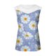 thumbnail image 5 of Camiseta sin mangas de encaje con estampado de mujer Camiseta sin mangas de empalme de cuello redondo Camiseta ligera y cómoda delgada OAVQHLG3B Store lin121212, 5 of 5