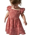 thumbnail image 3 of Modern Moments by Gerber Toddler Girl Smocked Dress with Bows, Sizes 12M-5T, 3 of 12